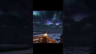 The Aurora Borealis is so Beautiful in Minecraft minecraft shorts memes [upl. by Randolph345]