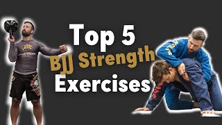 The Best Strength Exercises For BJJ Heres our Top 5 with TUTORIALS [upl. by Atiuqcir]