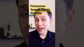 Persuasive Speech Example Thesis [upl. by Nie239]