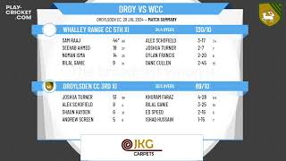 Droylsden CC 3rd XI v Whalley Range CC 5th XI [upl. by Lilaj]