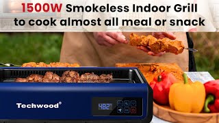 Techwood Indoor Smokeless Grill  Indoor Smokeless Grill  Best Indoor Smokeless Grill [upl. by Eiramlatsyrk319]