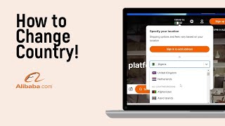 How to Change Country on Alibaba easy [upl. by Holladay]