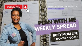 Plan with Me Weekly CatchAll Planner Spread [upl. by Jangro]