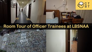 LBSNAA Officer Trainees Room Tour  IAS Training Centre Inside Campus Virtual Room Tour [upl. by Gilly]