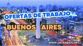 Oferta de trabajo en buenos aires 12 de diciembre de 2023 argentina empleo [upl. by Odo]