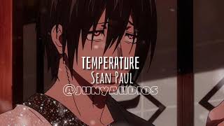 Temperature  Sean Paul edit audio [upl. by Elwood]