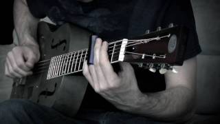 Resonator Slide Blues Improv in Open D [upl. by Justen]