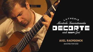 Lutherie Decorte Esteve Model Alegria spruce versus cedar top played by Axel Raemdonck [upl. by Arnelle]