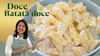 DOCE DE BATATA DOCE  Simples e prático com apenas 5 ingredientes [upl. by Shirk13]