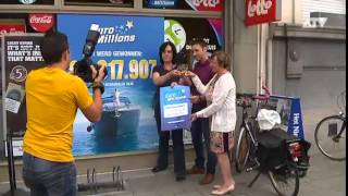 Euromillions winnaar in Antwerpen [upl. by Areyk]