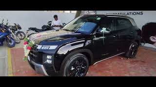 NEW CRETA BLACK CAR DELIVERY 28062024  MADURAI SUSEE HUNDAI [upl. by Cathleen940]