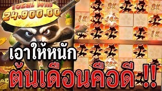 Ninja Raccoon Frenzy สล็อตPG นินจาแรกคูน ต้นเดือนคือดี [upl. by Noiroc]