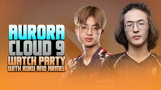 AURORA vs CLOUD9  TI WATCH PARTY  KWENTUHAN WITH KUKU AND ARMEL [upl. by Ayekim]