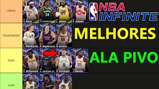 TIER LIST MELHORES PF ALA PIVO  NBA INFINITE [upl. by Meletius]