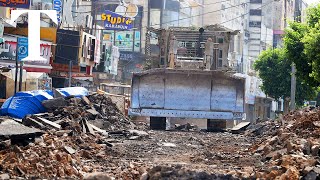 Israels military destroys roads in West Bank after deadly raid [upl. by Merlina]