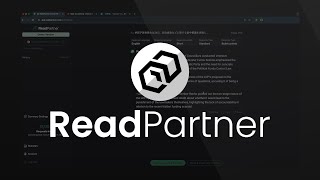 YC S24 Demo Video ReadPartner AI  Summarize Webpages Documents and Videos [upl. by Ramon]