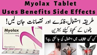 Myolax capsule 4mg use in urduUses Benefits and side effects in urdu [upl. by Ainet]