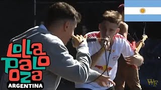 WOS ACRU SUPER FREESTYLE EN EL LOLLAPALOOZA [upl. by Marwin247]