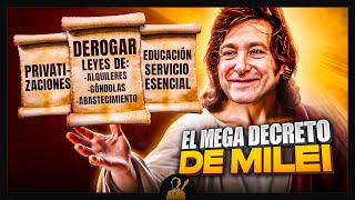 El Mega Decreto de Desregulación de Milei en 8 minutos [upl. by Danie]