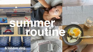 healthy girl 9am summer morning routine 🌷 skincare journalling amp london vlog [upl. by Irihs]