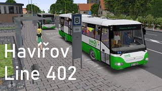 OMSI 2  Havirov Line 402 SOR BN 12 1080p60 [upl. by Noryv]