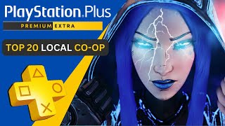 Top 20 Local Coop amp Splitscreen Games on PlayStation Plus Extra amp Premium [upl. by Lemaceon]