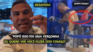 DET0NOU ATITUDE🚨 Vitor Belfort REAGE AO NOCAUTE de Popó sobre Bambam e MANDA DURO RECADO para Popó [upl. by Atinna]