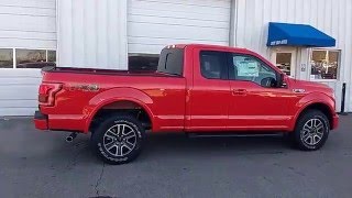 Race Red 2016 F150 SuperCab 4x4 Lariat  50L  501A  FX4  Lariat Sport Appearance [upl. by Ahsemit]