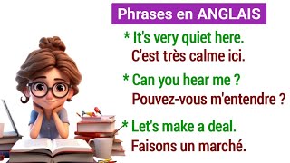 Phrases Courantes les Plus utilisés en Anglais et Français [upl. by Lenna]