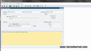 Document Catalog Oracle Applications Training [upl. by Bose]