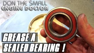 HOWTO Grease A Sealed Bearing [upl. by Roselle]