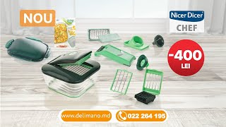 Maruntitor Genius Nicer Dicer Chef 15 buc [upl. by Eeimaj]