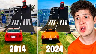 Intenté Hacer Acrobacias de GTA 5 Después de 10 AÑOS 🚗💨 Grand Theft Auto V [upl. by Granny]