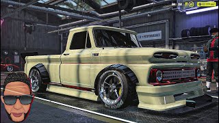 TUNING DE LA CHEVROLET C10 STEPSIDE 1965 NEED FOR SPEED HEAT yogomanrd [upl. by Aivekal]