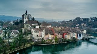 Laufenburg by Drone  December 2016 [upl. by Ruscher836]