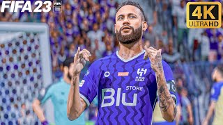 FIFA 23  AlNassr vs AlHilal ● Neymar vs C Ronaldo  Gameplay PS5 4K [upl. by Samara]