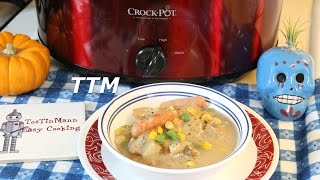 Cream of Mushroom Beef Stew Slow Cooker [upl. by Bennion]