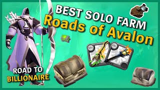 The quotBESTquot Solo Farm  Roads of Avalon  Guide  Road To Billionaire  Albion Online [upl. by Obie]