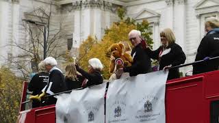 Short Clip Of Roger De Courcey And Nookie The Bear At The Lord Mayors ParadeSat 13th Nov 2021 [upl. by Gardel]