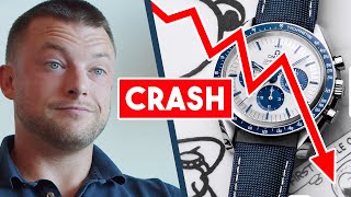 CRASHING Omega Speedmaster Prices [upl. by Drain339]