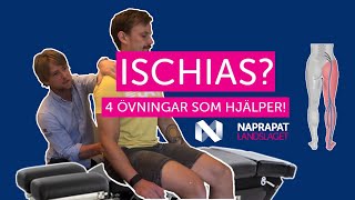 Ischias 4 Övningar Som Hjälper [upl. by Lirpa]