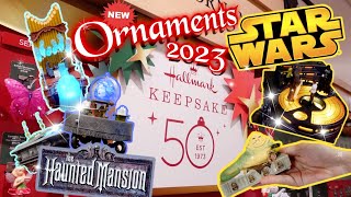 NEW Disney Christmas Ornaments Released  ANIMATRONIC Ornaments  The Hallmark Store July 2023 [upl. by Strenta]