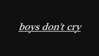 Boys Dont Cry by The Cure Lyrics Video [upl. by Ut421]