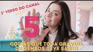 5 COISAS QUE TODA GRÁVIDA DE GÊMEOS DEVE SABER  Jéssica e as Gêmeas [upl. by Atteyek]