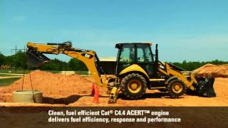 Cat® F Series Backhoe Loaders Host C44 ACERT™ Engine [upl. by Augustin]