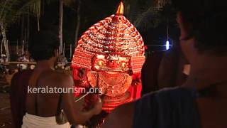 Bhairavan Theyyam at Kattumadam Mana [upl. by Uphemia811]