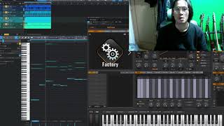 Celemony Melodyne 5を使って ギターで弾いたリフをmidi化してシンセを鳴らす作曲アイデア [upl. by Abroms]