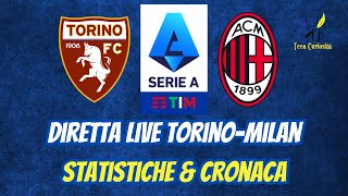 🔴 Torino  Milan 🔴⚫ in diretta live con statistiche e cronaca in tempo reale ⚽ 🥅 [upl. by Latt622]