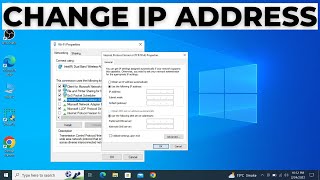 How to Change IP Address on Windows 10 [upl. by Ahsiekal]