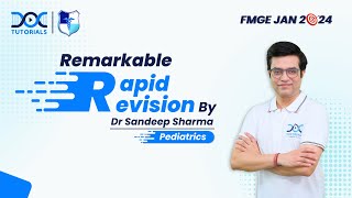 Remarkable Rapid Revision Pediatrics 💪📖  Dr Sandeep sharma  Fmge and Neet Pg [upl. by Zebulen]